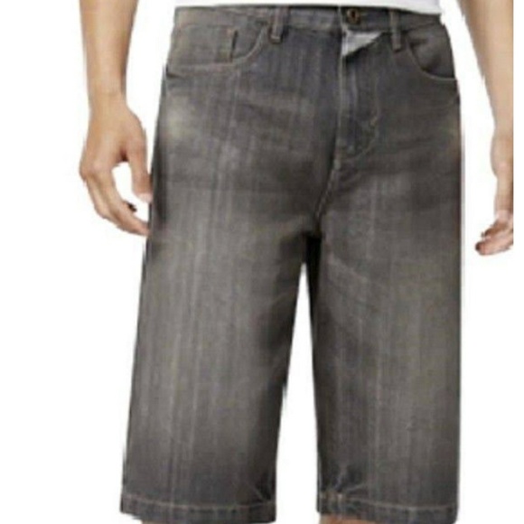 Sean John Hamilton Relaxed Fit Shorts W 38 Indigo - Picture 2 of 8